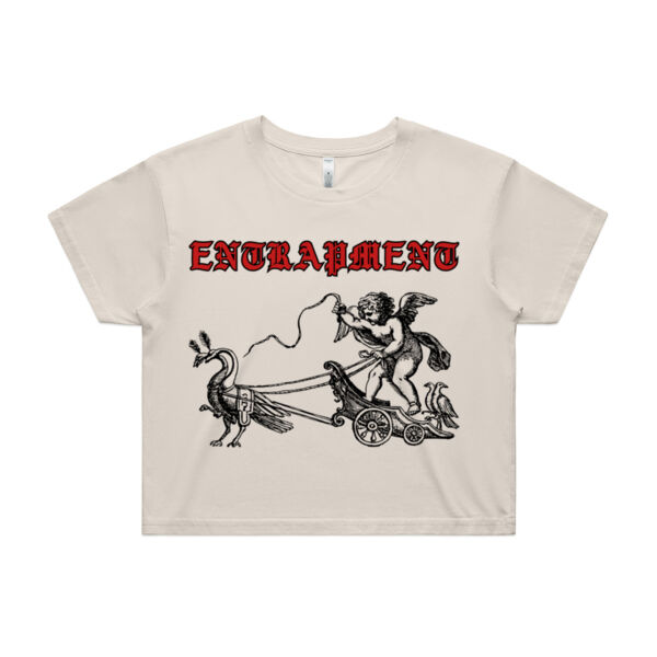 ENTRAPMENT "LET'S RIDE" W'S CROP TEE Thumbnail
